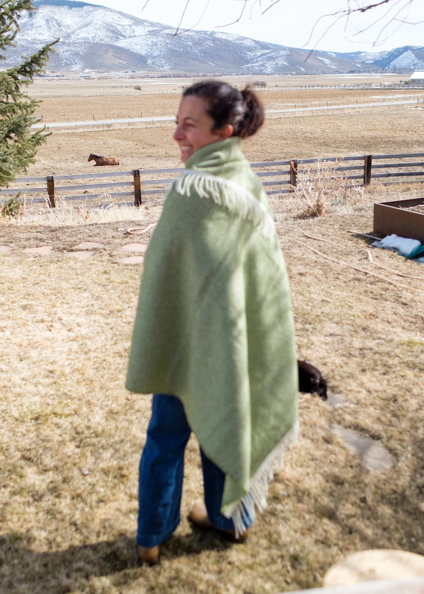 Merino Lambswool Blanket - Image 6