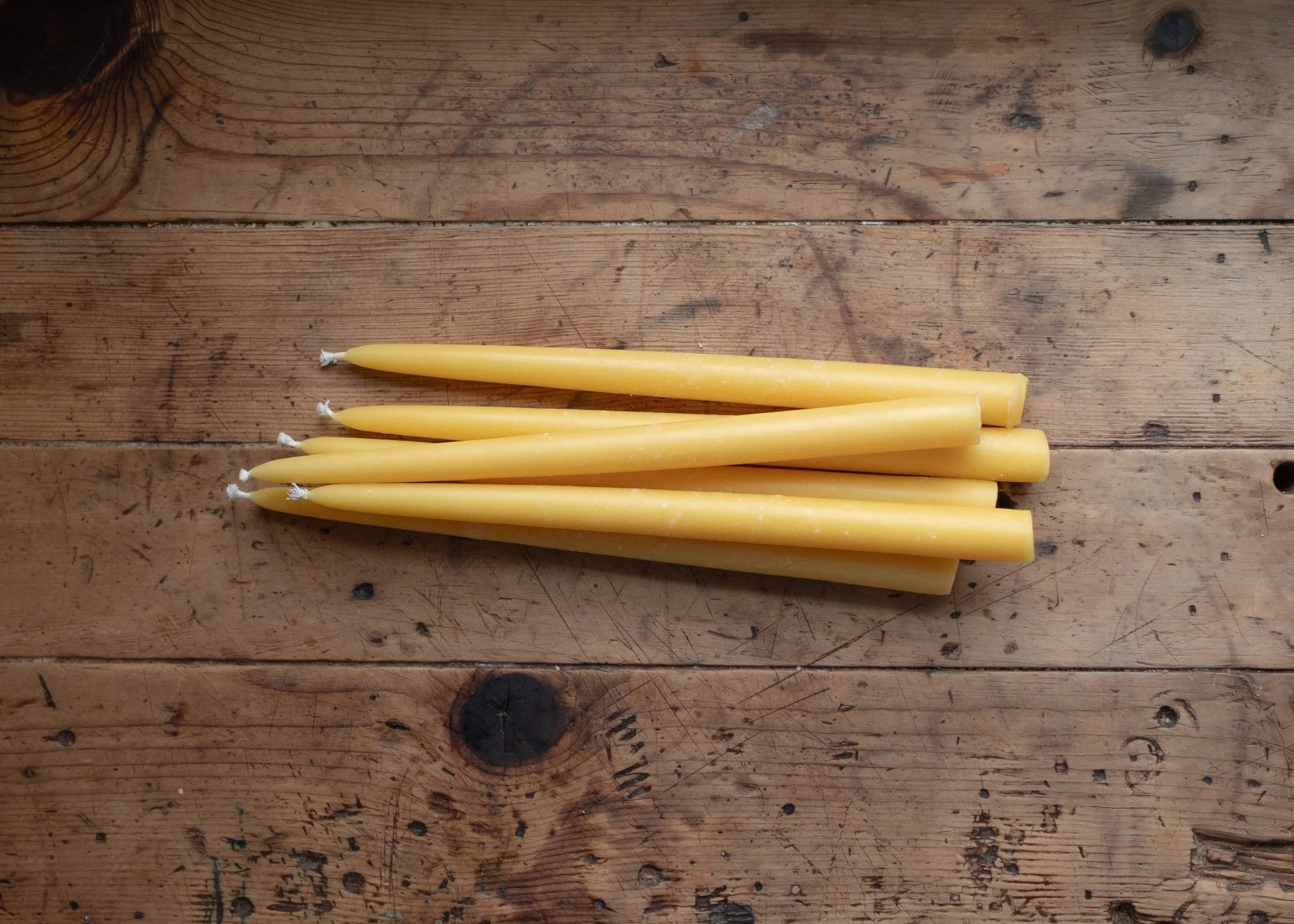 Yellow Beeswax Candles - Image 4